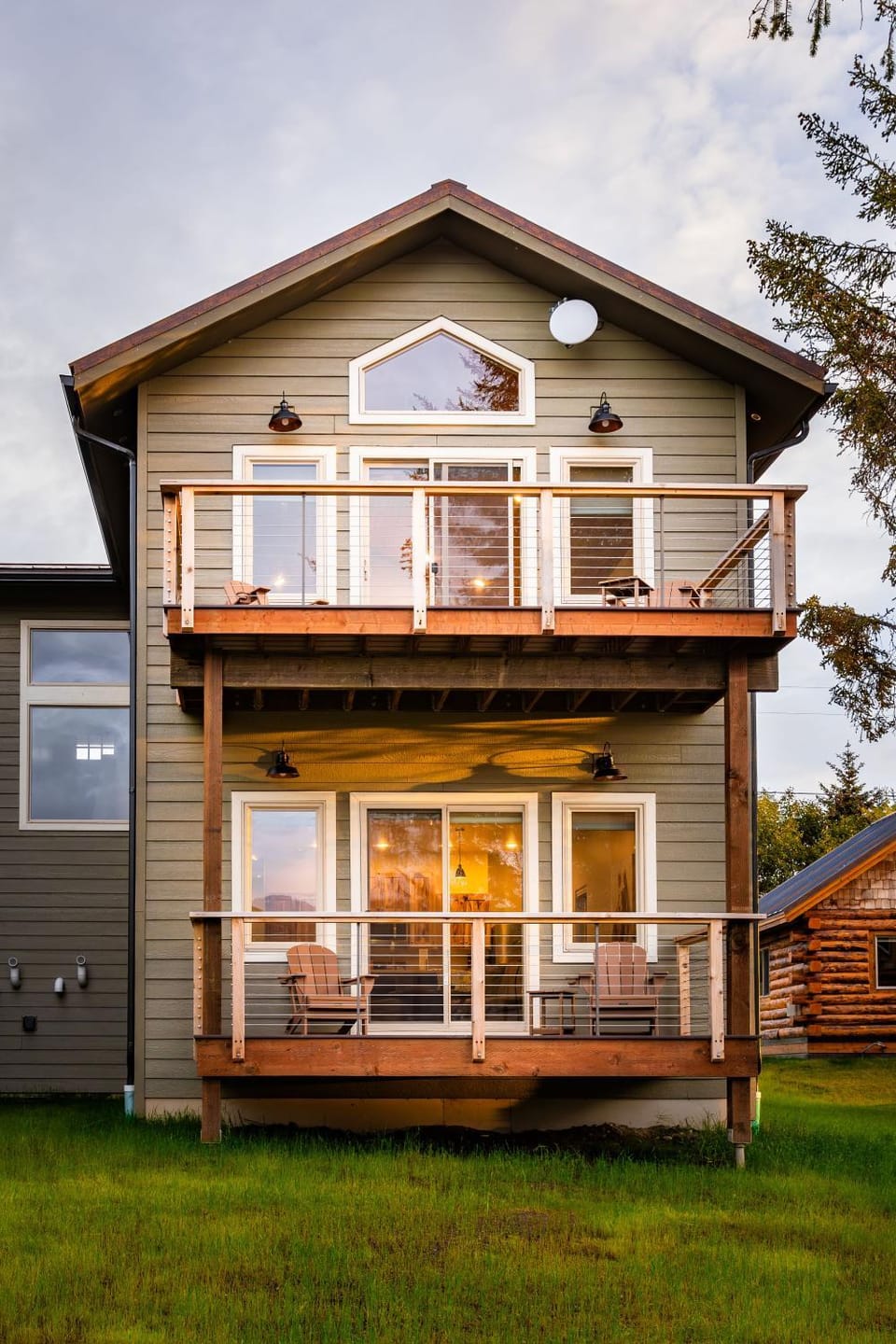 Property building, Garden view