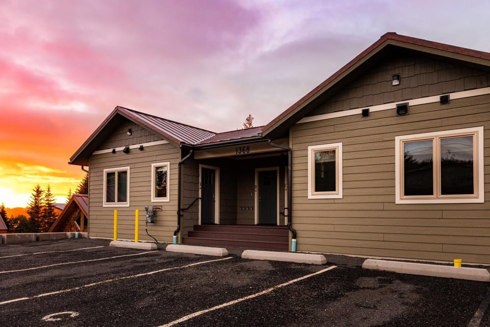 Property building, Sunset