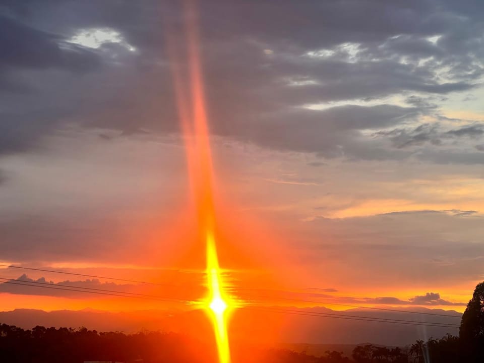 Off site, Sunset