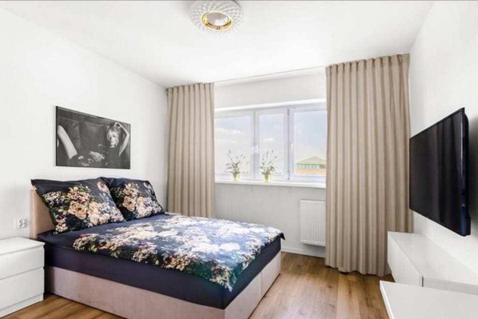 Bed, TV and multimedia, Photo of the whole room, Bedroom
