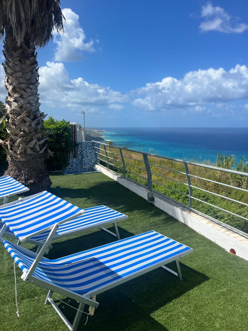Day, Natural landscape, View (from property/room), Balcony/Terrace, Sea view, sunbed