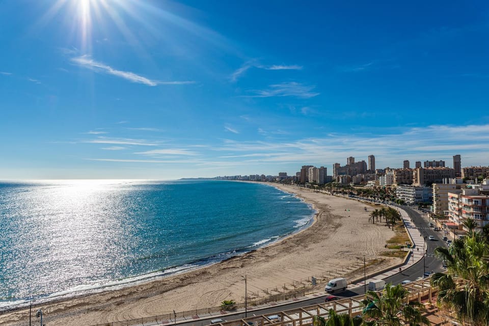 Beach, City view, Sea view
