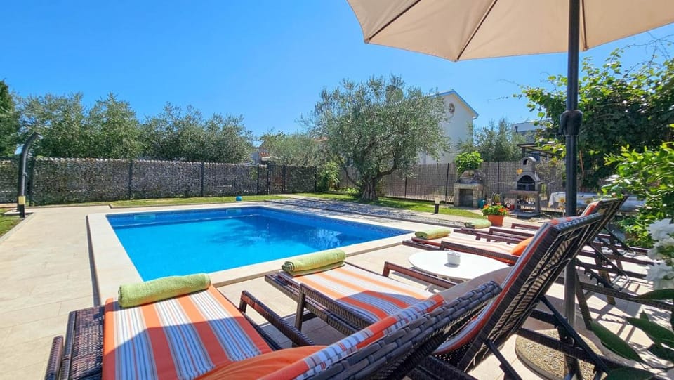 Garden, Swimming pool, sunbed