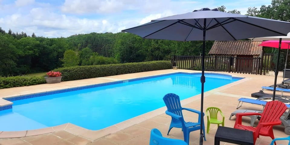 Natural landscape, Pool view, Swimming pool, Swimming pool, sunbed