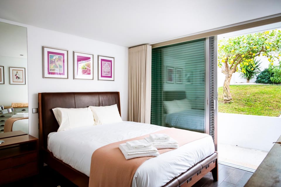 Balcony/Terrace, Bedroom, Garden view