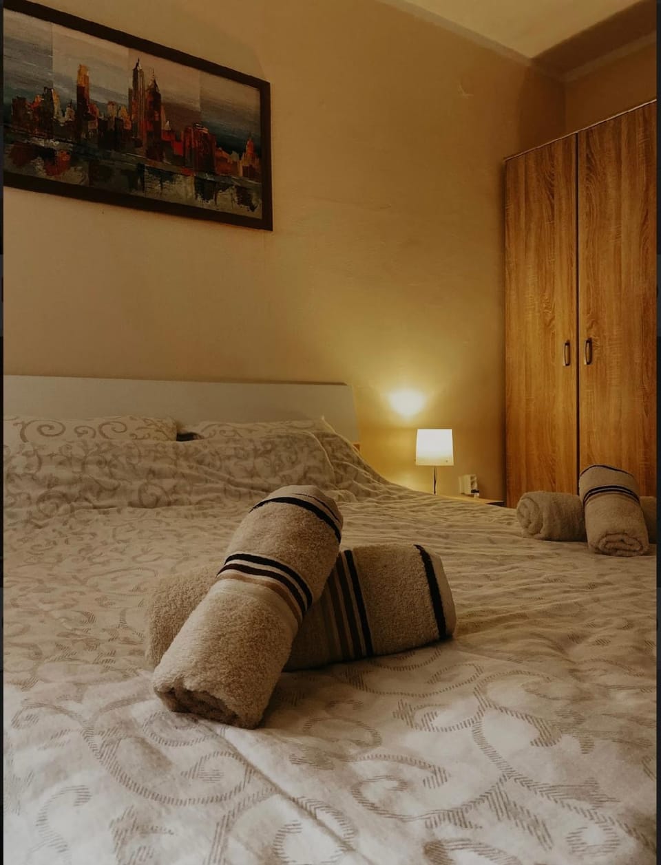 Bed, Photo of the whole room, Bedroom, wardrobe