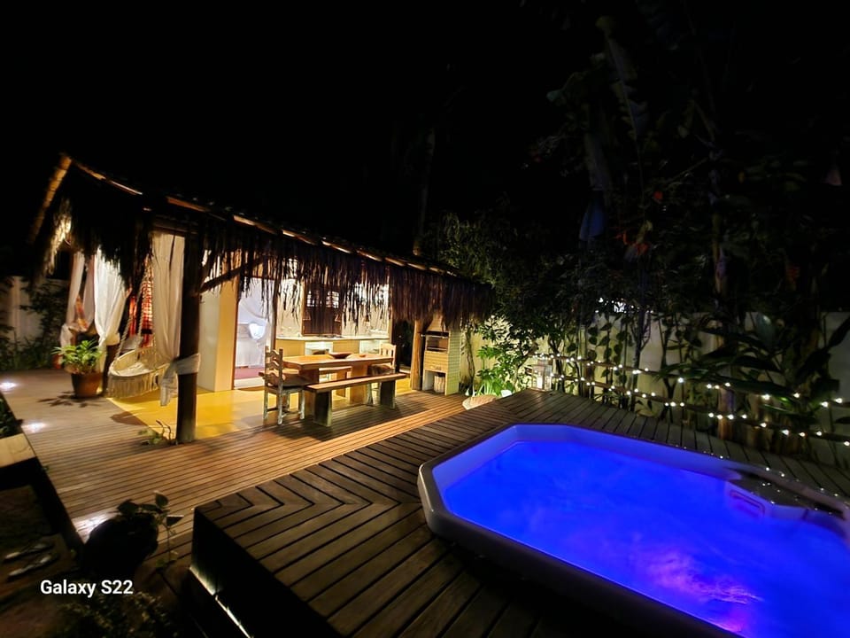 Patio, Night, Hot Tub