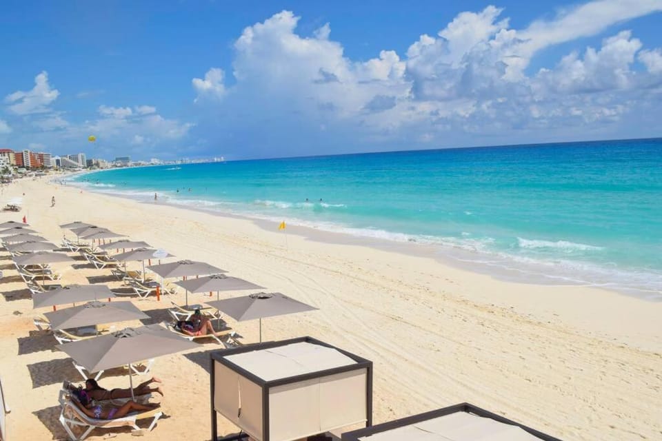 Day, Natural landscape, Beach, Sea view, sunbed
