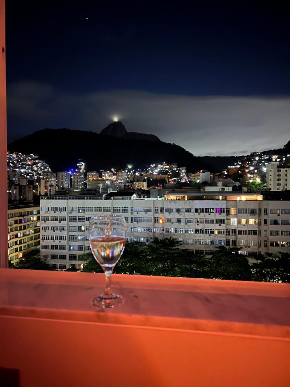 Property building, Night, Natural landscape, City view, Mountain view