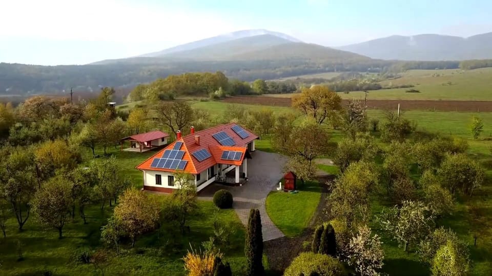 Property building, Natural landscape, Garden, Mountain view