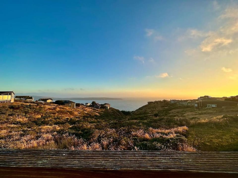 Natural landscape, Sea view, Sunset