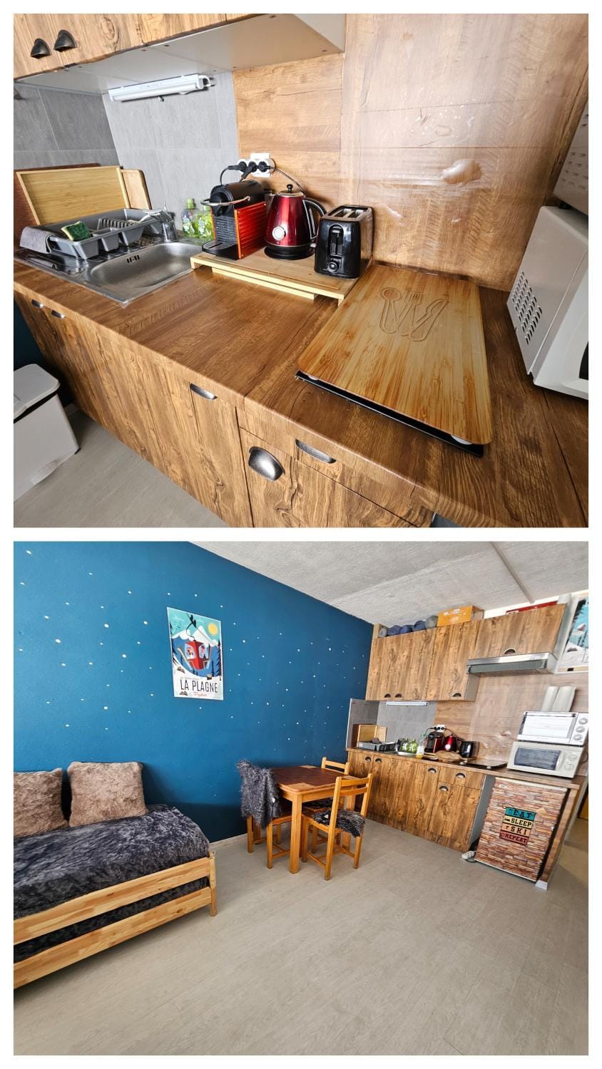 Studio Cosy 2100m pied des pistes-Direct to SKI slopes-SKI in SKI out-LA PLAGNE AIME 2000 Apartment in Mâcot-la-Plagne