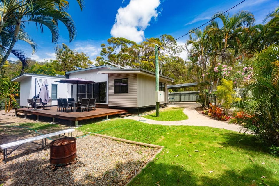 Property building, Garden view