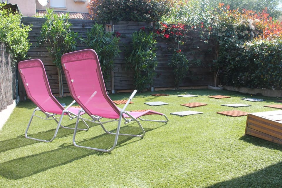 Day, Garden, sunbed
