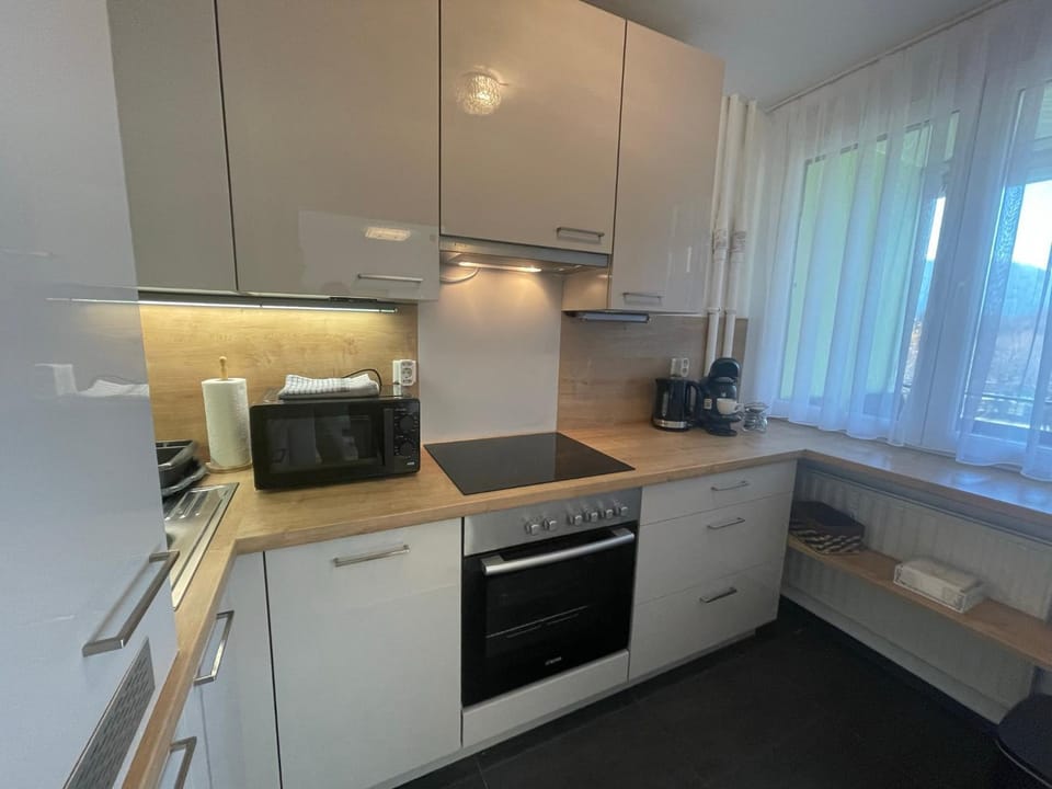 Coffee/tea facilities, Kitchen or kitchenette, minibar, stove, toaster