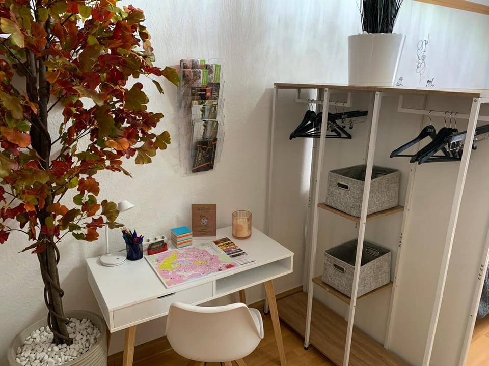 Bedroom, hair dresser