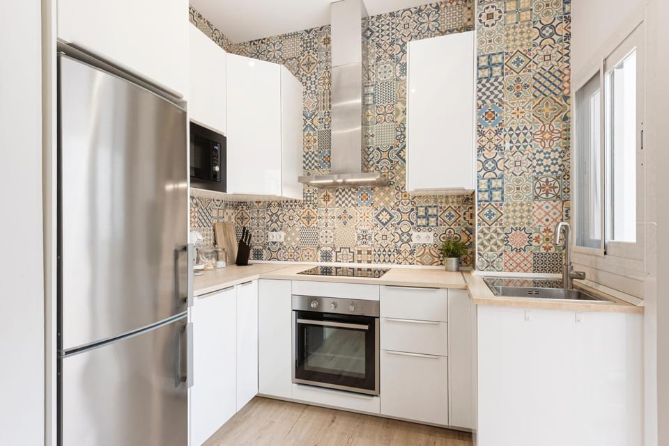 Kitchen or kitchenette, Living room
