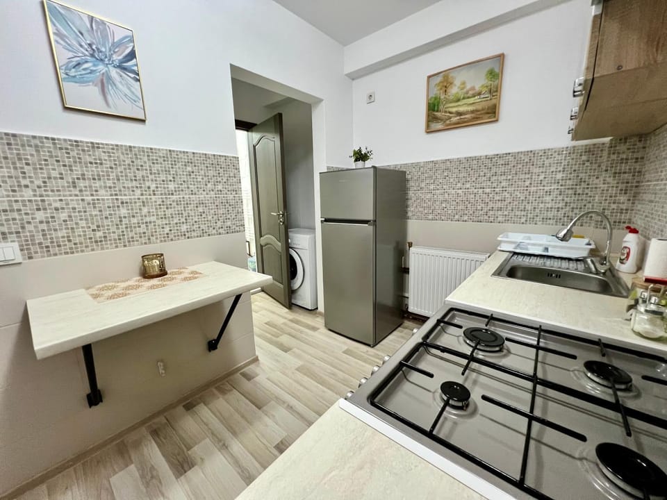 Kitchen or kitchenette, Dining area, stove