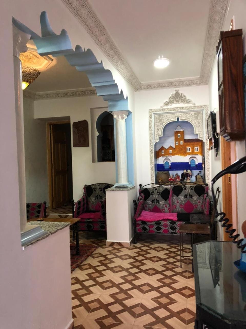 Kitchen or kitchenette, Living room, Seating area, heating