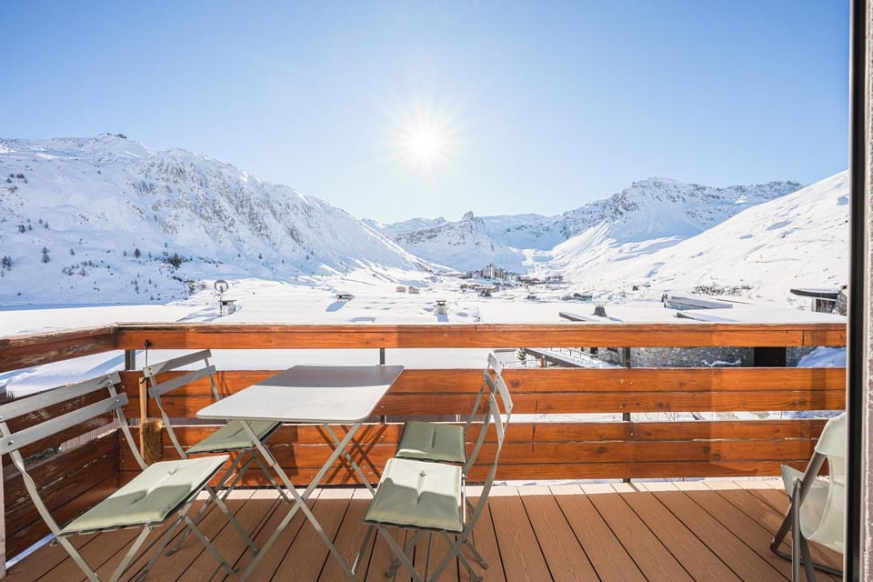 Winter, View (from property/room), Balcony/Terrace, Mountain view