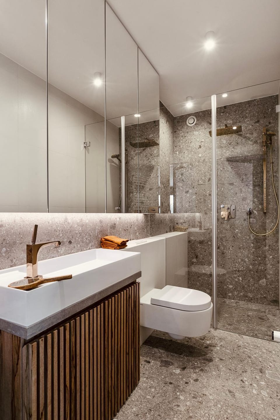 Shower, Toilet, Bathroom, towels