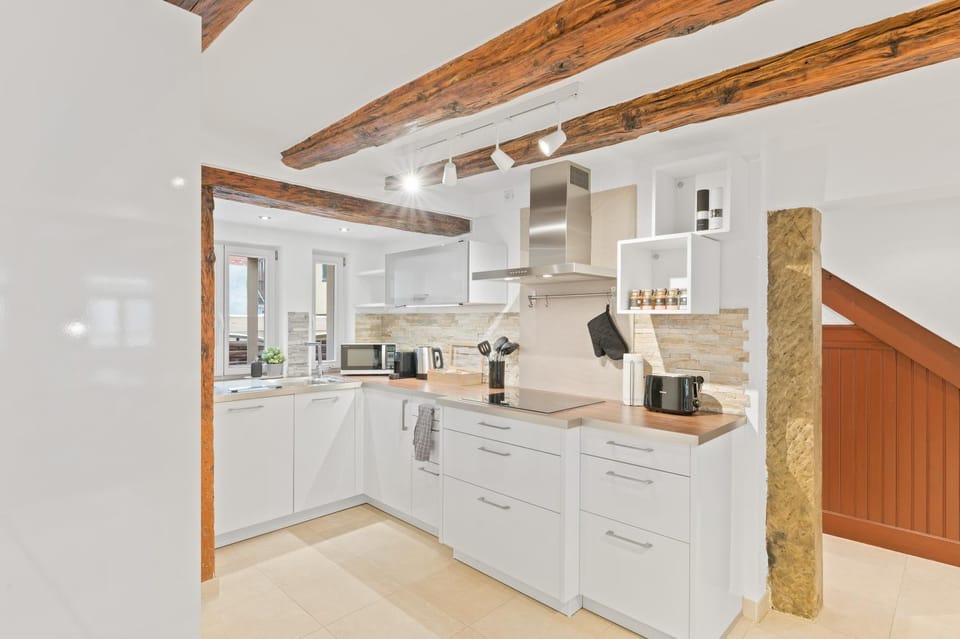 Kitchen or kitchenette, dishwasher, minibar, stove, toaster