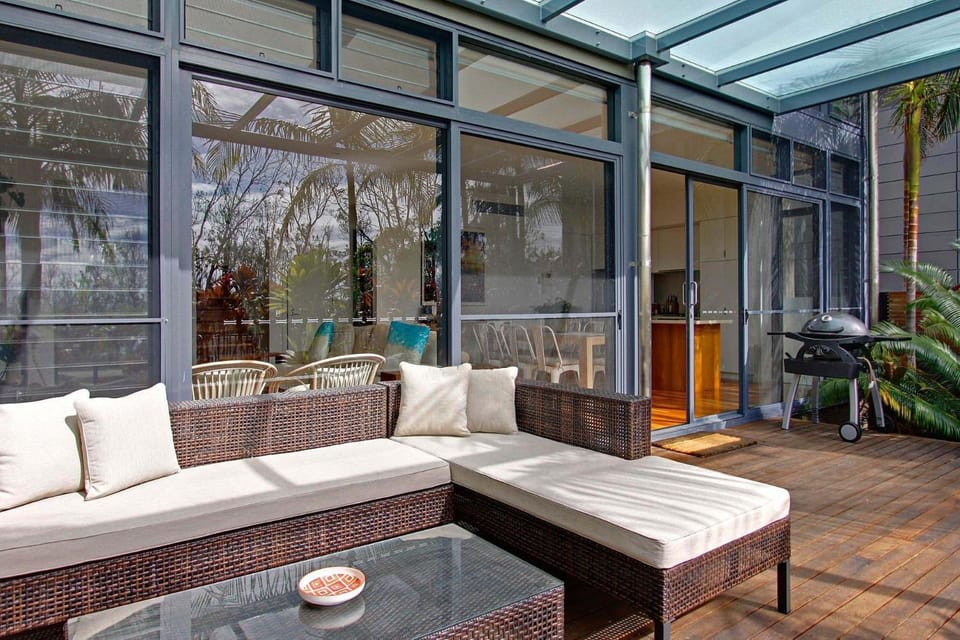 Patio, BBQ facilities, Seating area