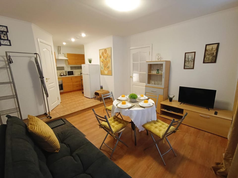 TV and multimedia, Kitchen or kitchenette, Living room, Seating area, Dining area, minibar, stove