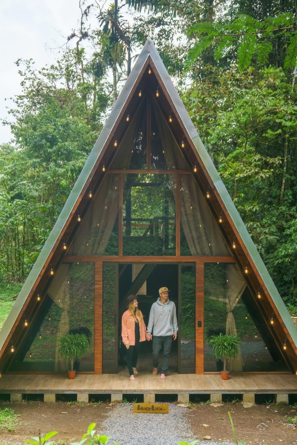Property building, People, Natural landscape, Garden view
