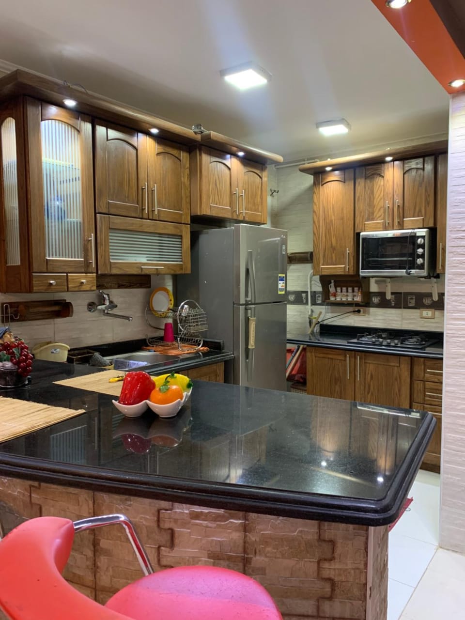 Kitchen or kitchenette, Dining area, minibar, oven, pet friendly, stove