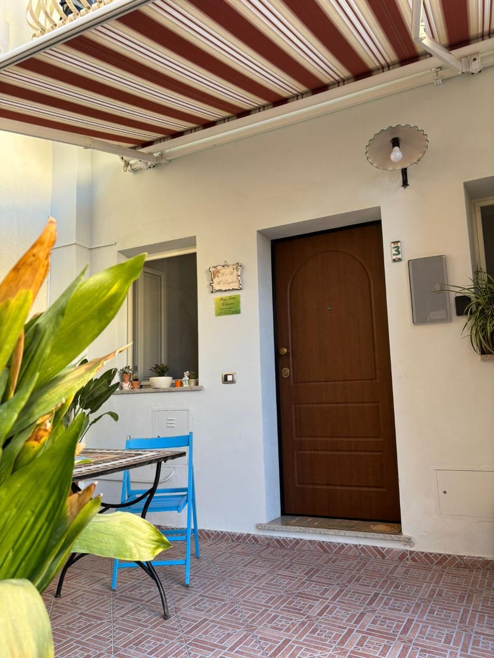 Property building, Patio