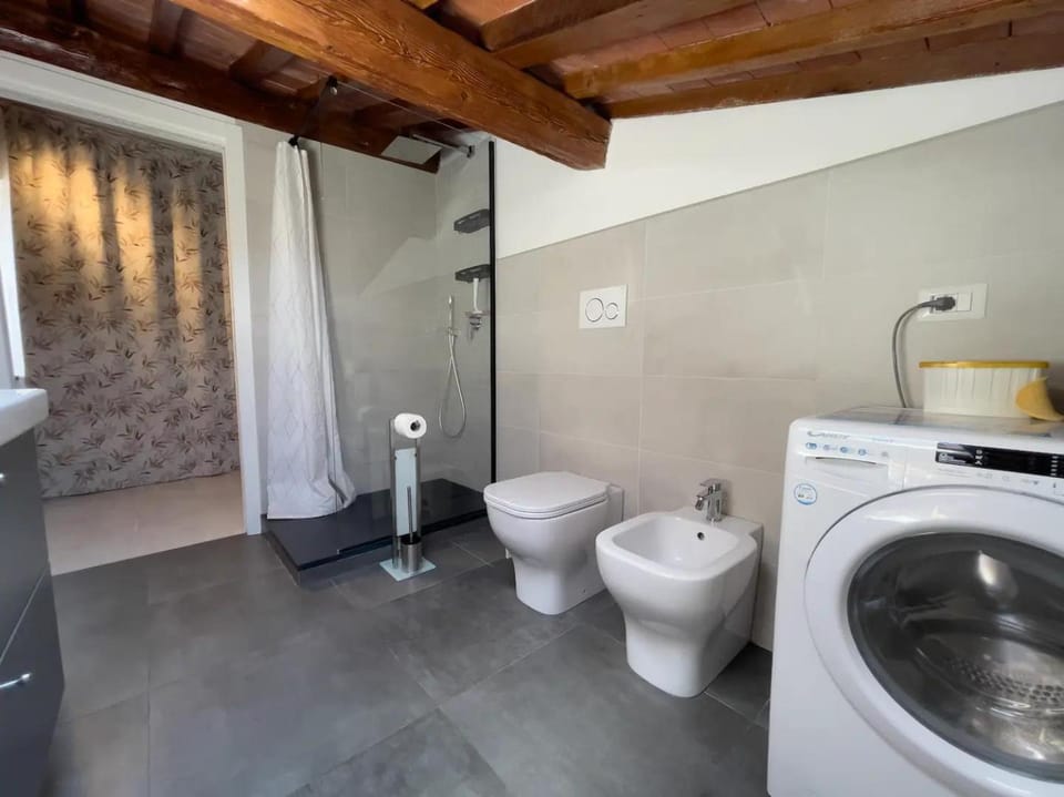 Shower, Toilet, Bathroom, bidet, washing machine, dryer