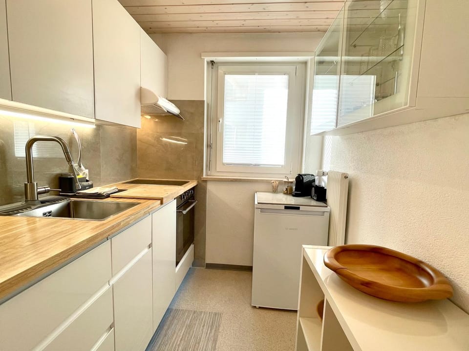 Kitchen or kitchenette, dishwasher