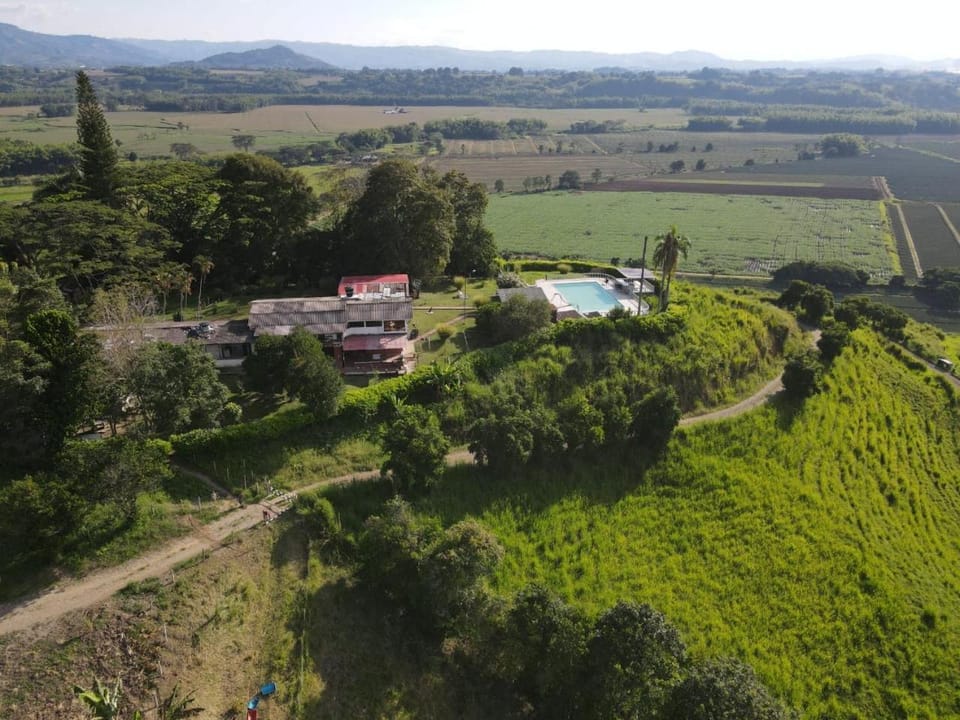 Spring, Bird's eye view, Mountain view