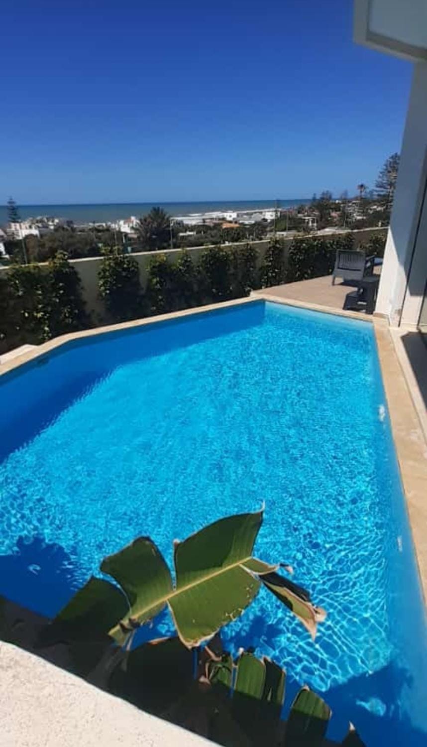 Luxury Villa Jack Beach Resort Ocean Oasis View Panoramic Villa in Casablanca-Settat