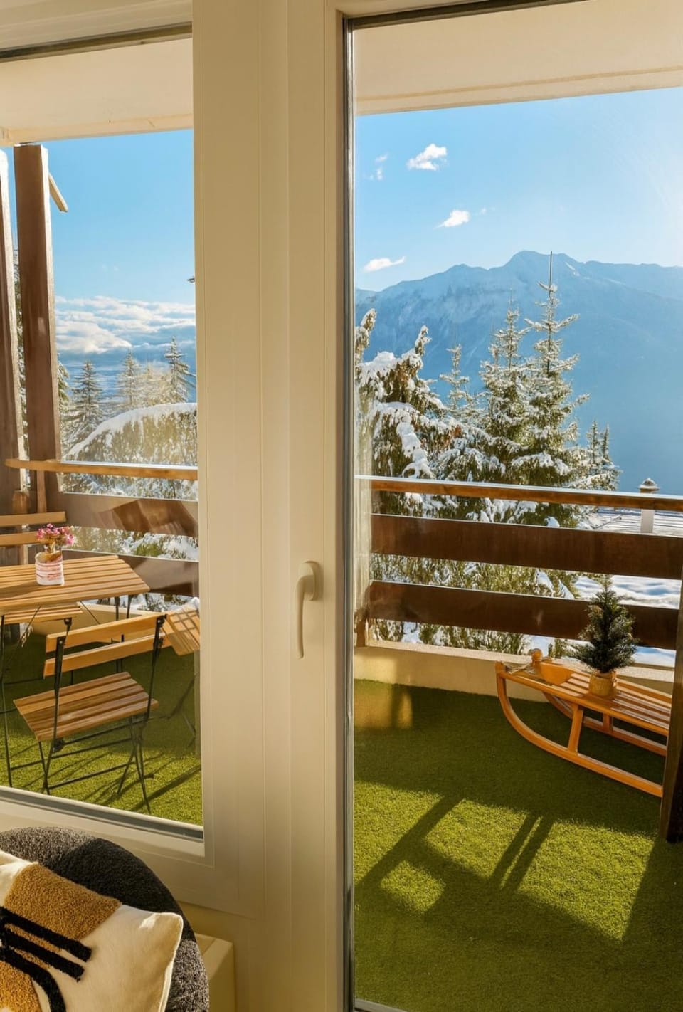 Vue imprenable sur les Alpes et Parking privé gratuit Apartment in Crans-Montana