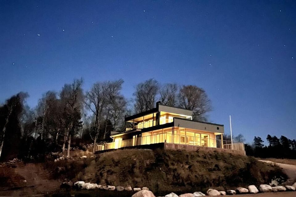 Property building, Night, Natural landscape