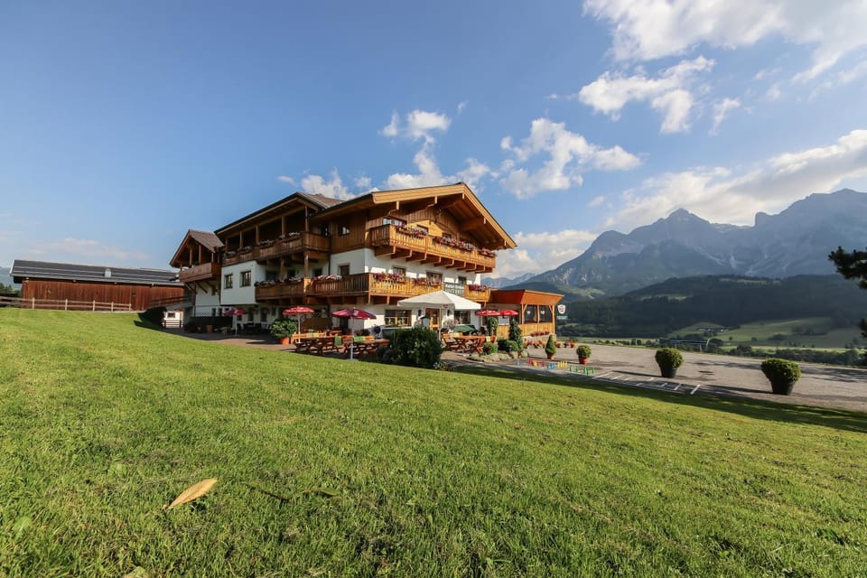 Property building, Natural landscape, Mountain view