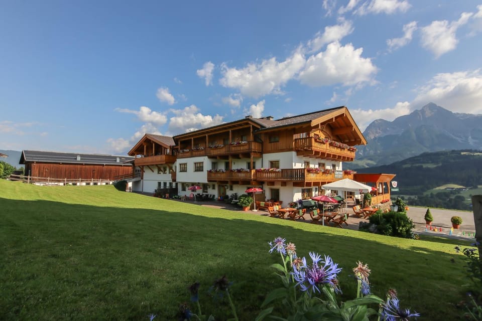 Property building, Natural landscape, Garden view, Mountain view