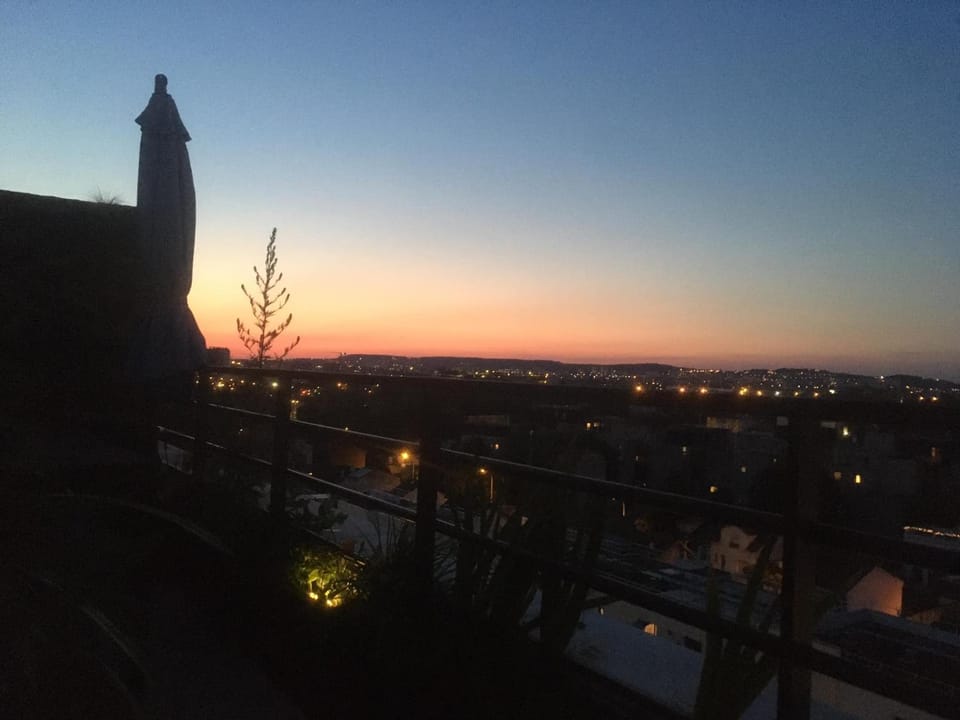 View (from property/room), Balcony/Terrace, City view, Sunset