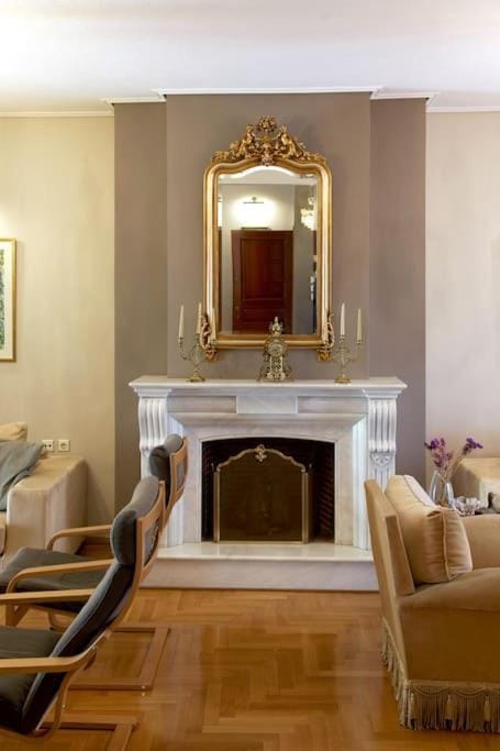 Living room, flat iron
