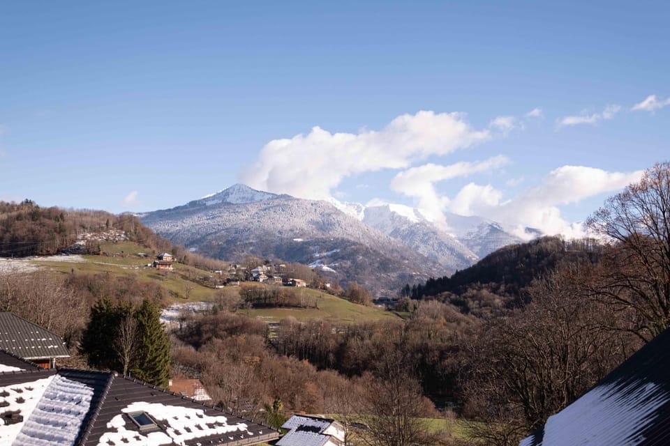 Day, Natural landscape, Winter, Mountain view