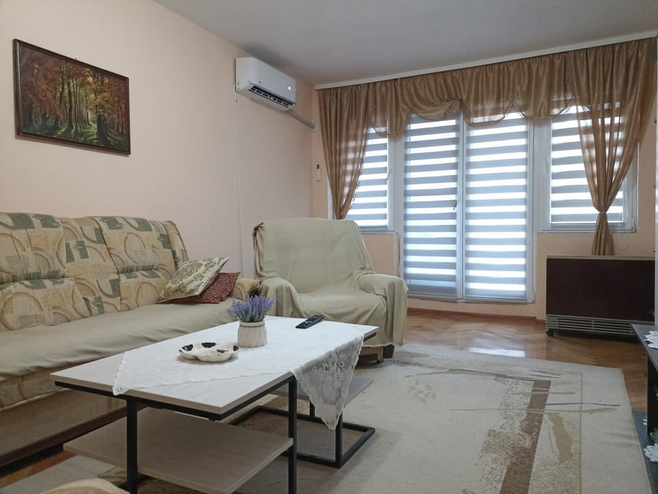 Living room, air conditioner