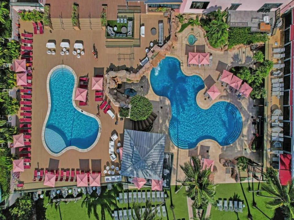 Bird's eye view, Pool view, Swimming pool, sunbed
