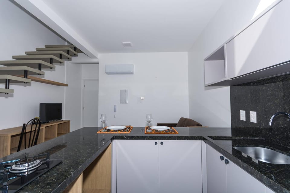 Loft no Novo Campeche, Terraço com Piscina ZR2092 Apartment in Florianopolis