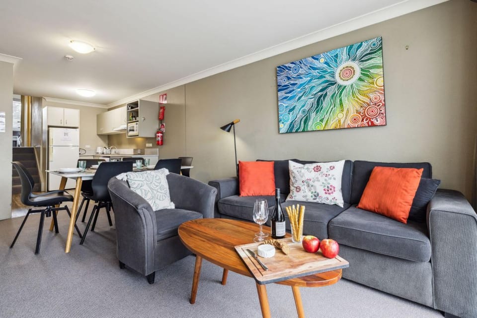 Kitchen or kitchenette, Living room, Dining area