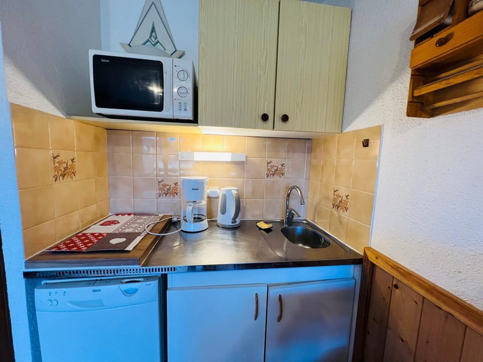 Studio chaleureux 4 pers avec balcon sud exposé - FR-1-293-387 Apartment in Villard-sur-Doron