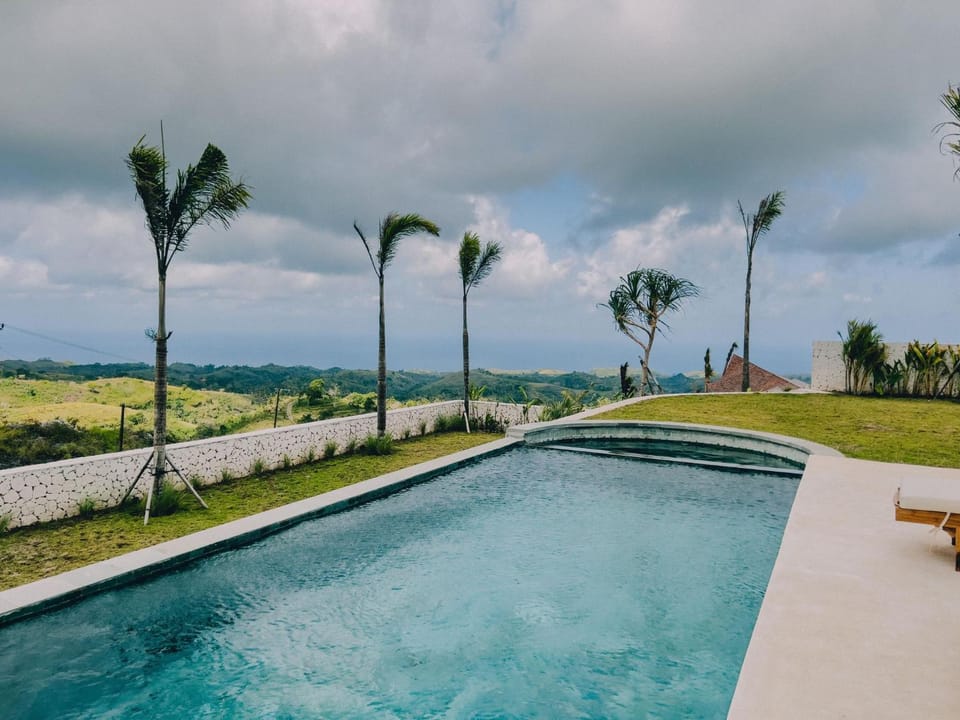 Day, Natural landscape, Garden, Garden view, Pool view, Sea view, Swimming pool