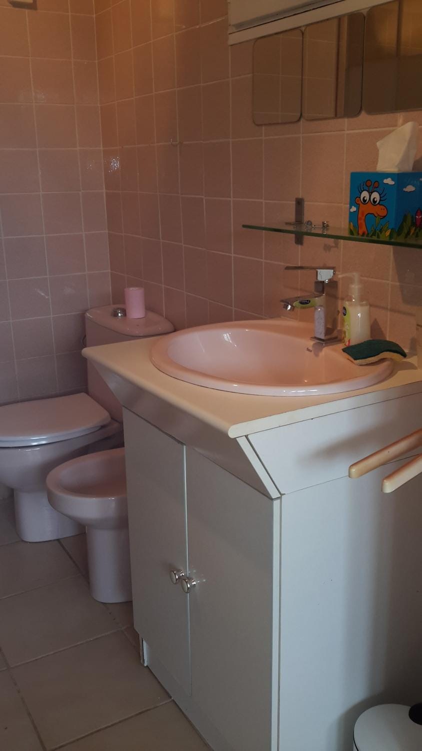 Bathroom, Living room