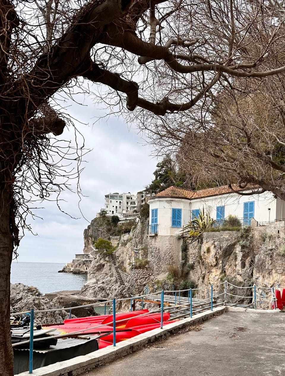 Spring, Natural landscape, Sea view